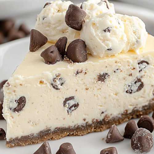 cookie dough cheesecake