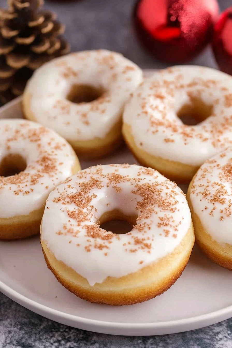 eggnog donuts