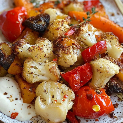 garlic roasted vegetables
