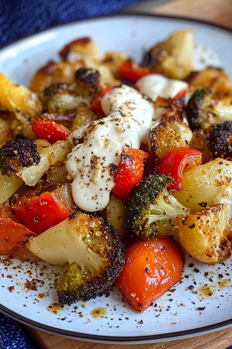 garlic roasted vegetables