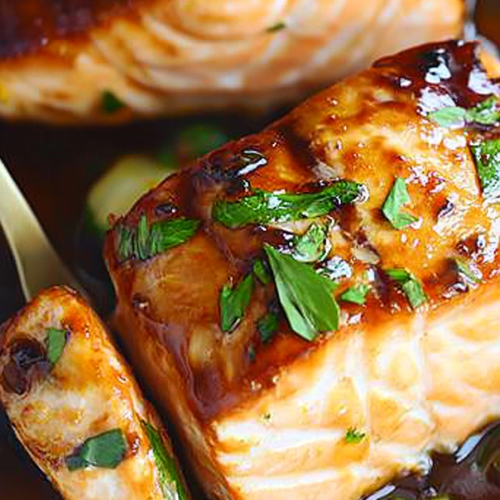 glazed salmon