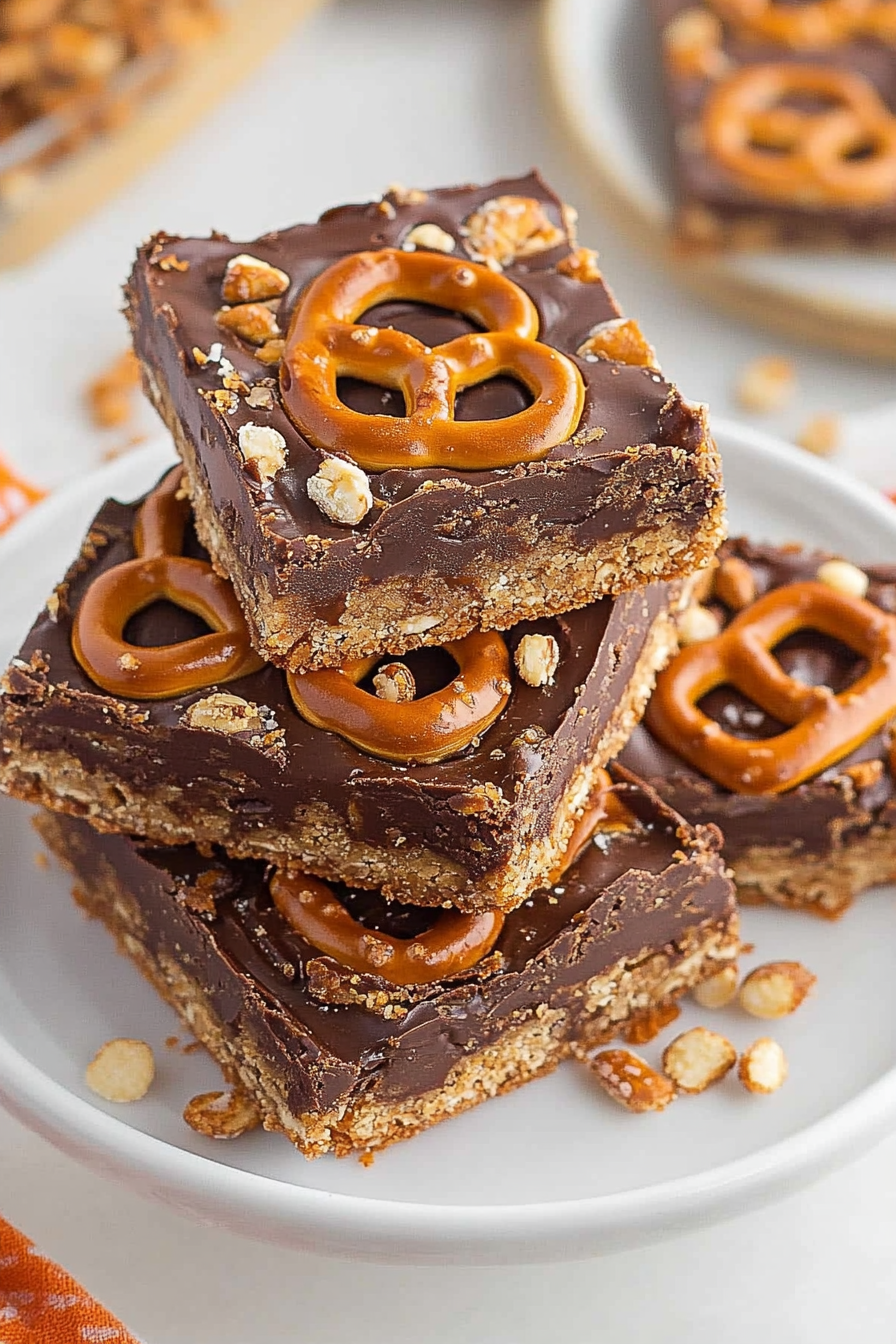 pretzel bars
