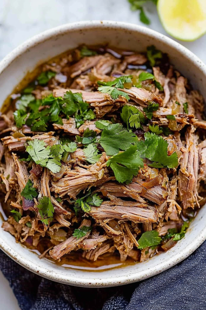 slow cooker pork carnitas
