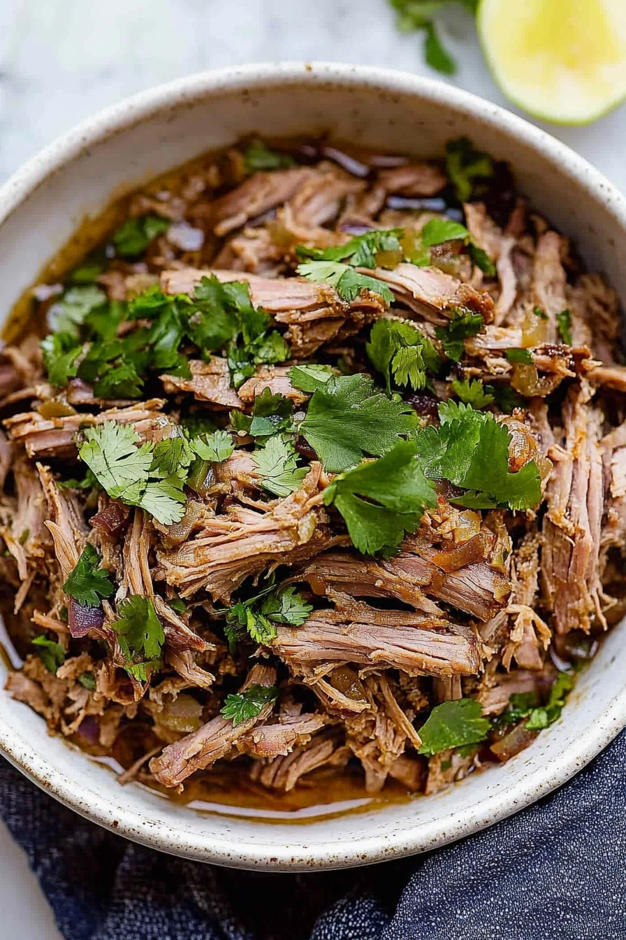 slow cooker pork carnitas