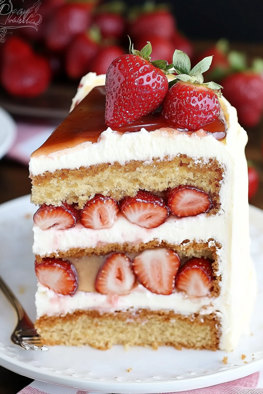 strawberry cake