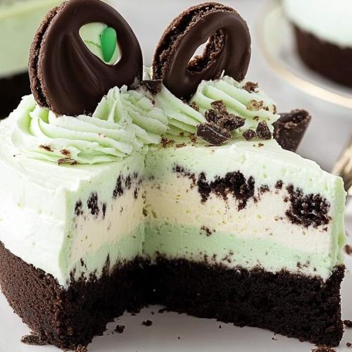 Thin Mint Cheesecake