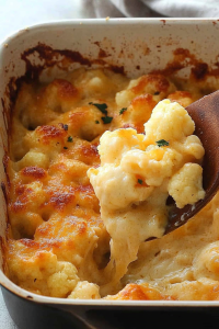 cauliflower mac and cheese