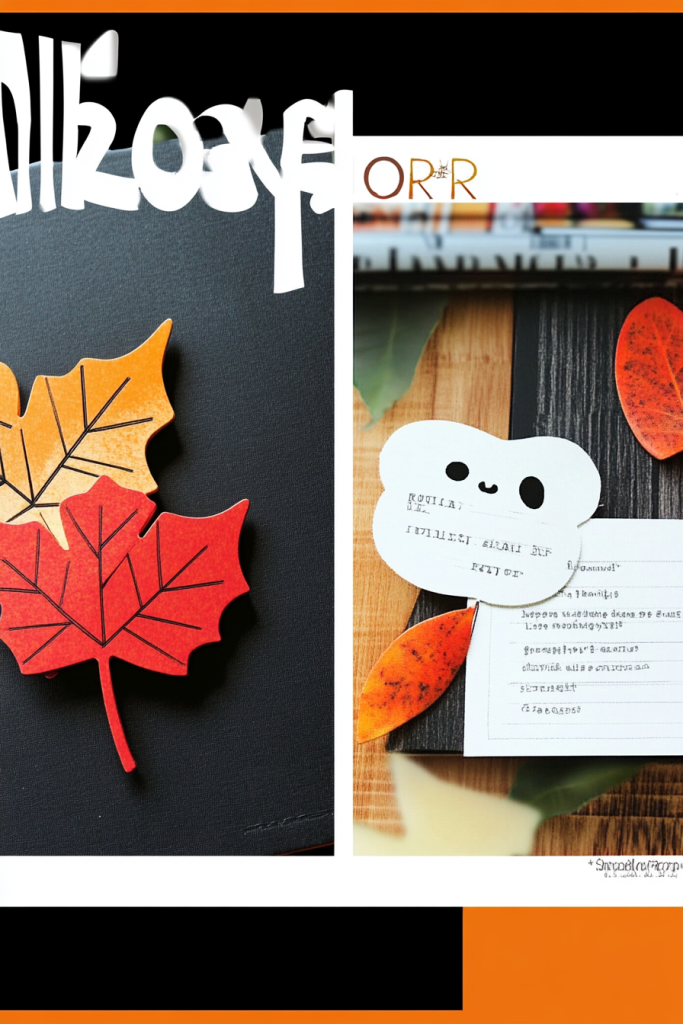 fall corner bookmarks