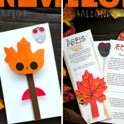 fall corner bookmarks