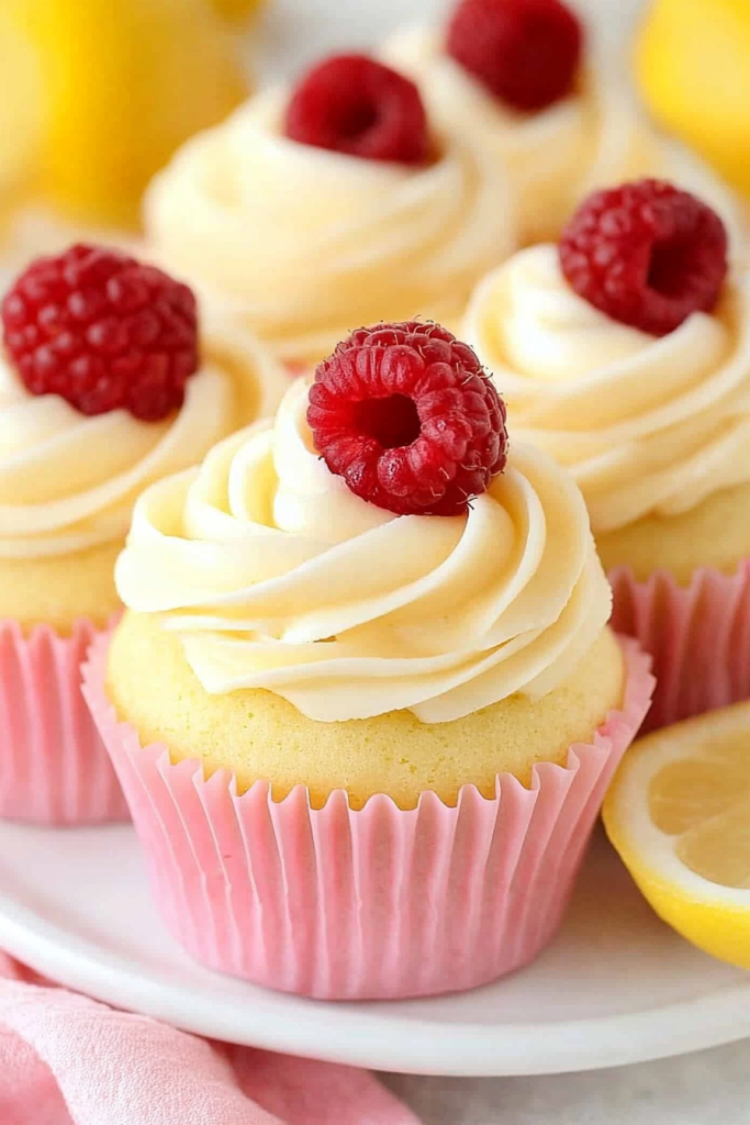 lemon raspberry cupcakes