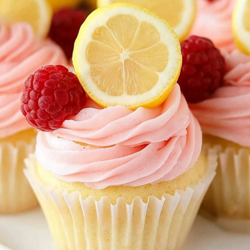 lemon raspberry cupcakes