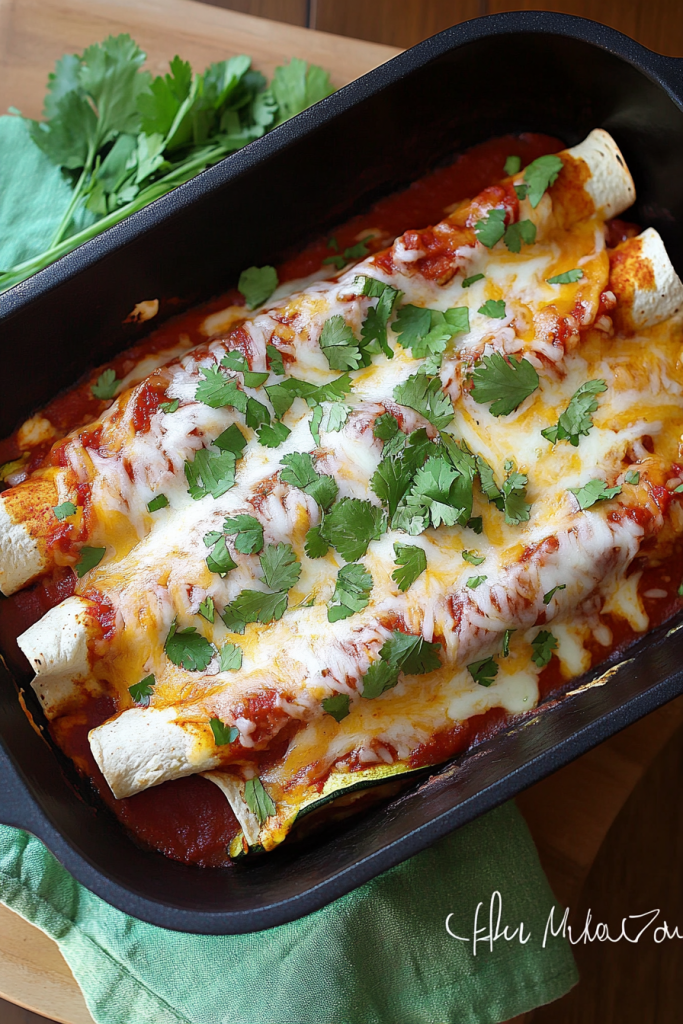 zucchini enchiladas