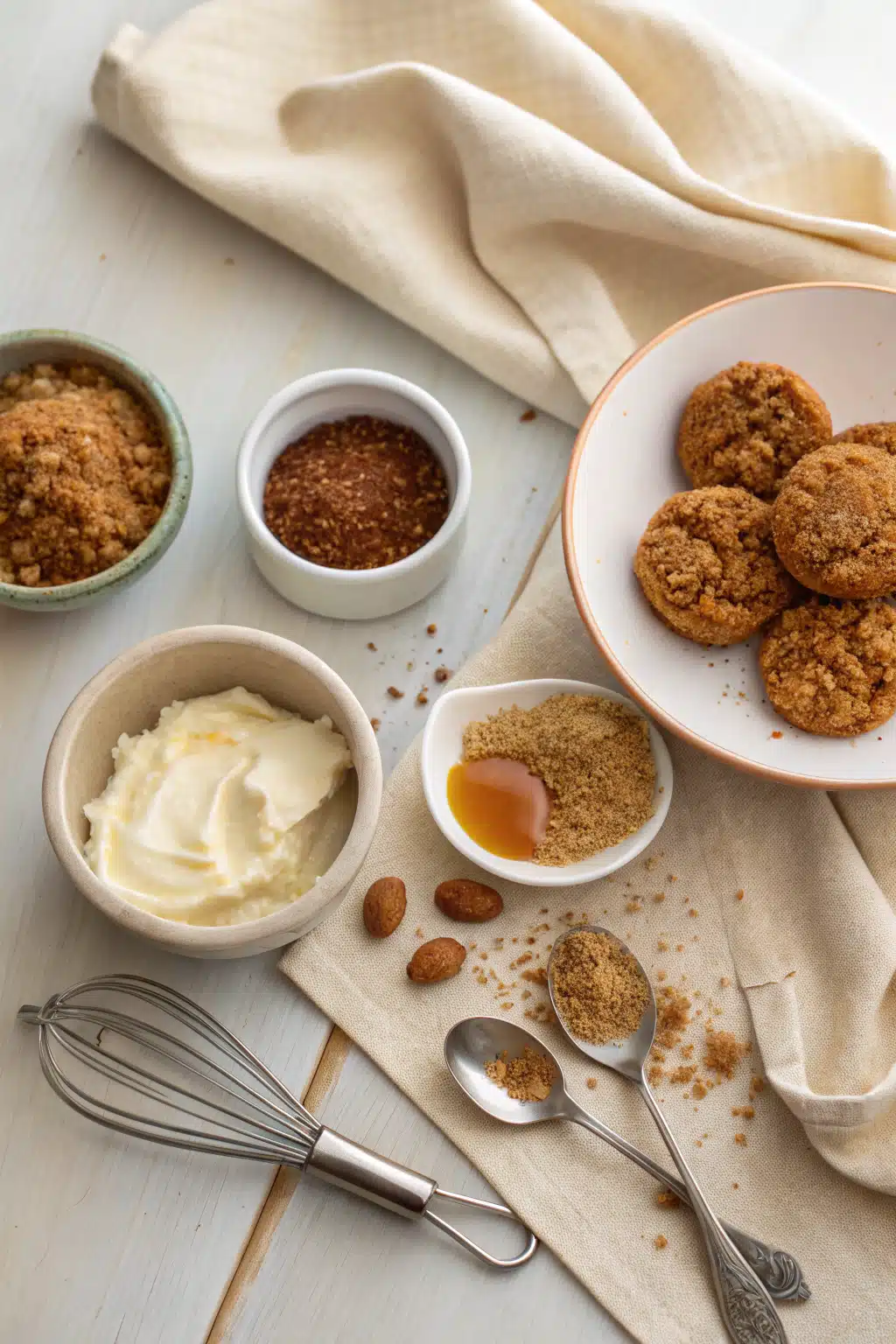 Biscoff Cheesecake Recipe beautifully presented from an overhead angle