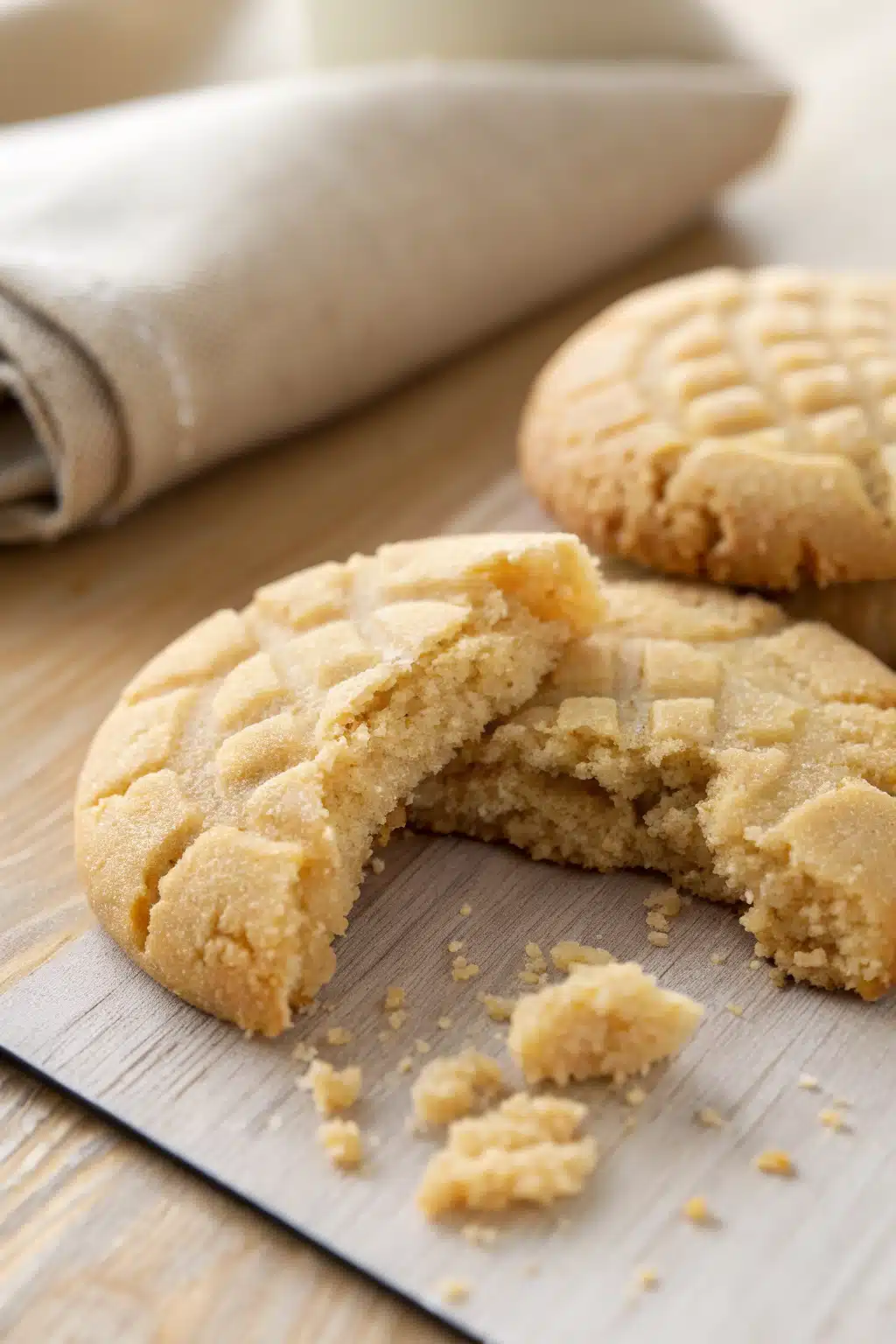 Butter Cookies slice on plate showing perfect texture and swirl pattern