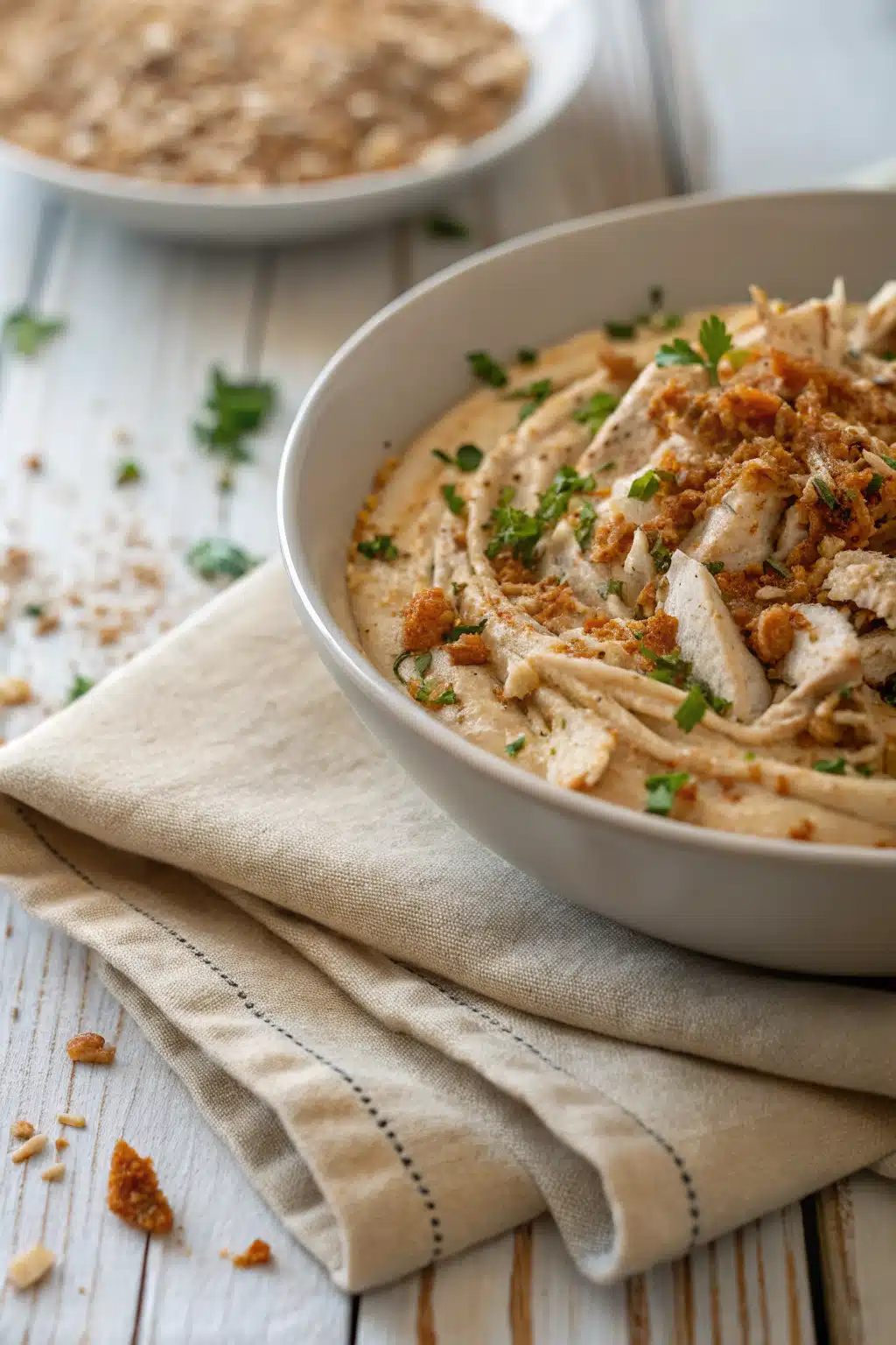 Chicken Shawarma Loaf slice on plate showing perfect texture and swirl pattern