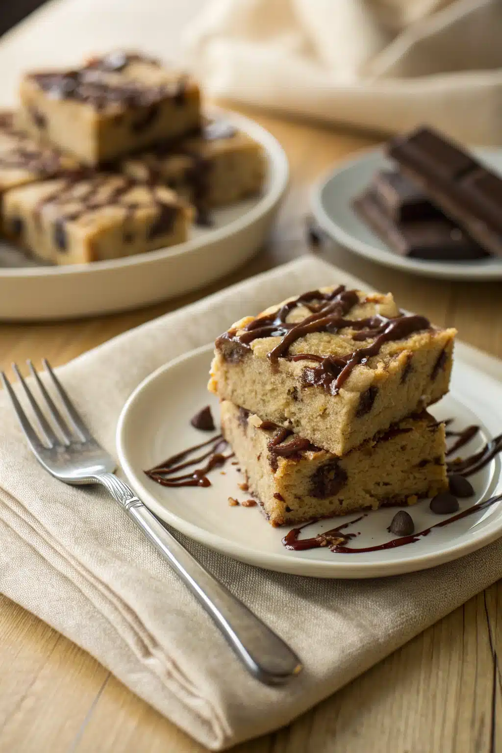 Cookie Dough Fudge ingredients organized and measured on kitchen counter