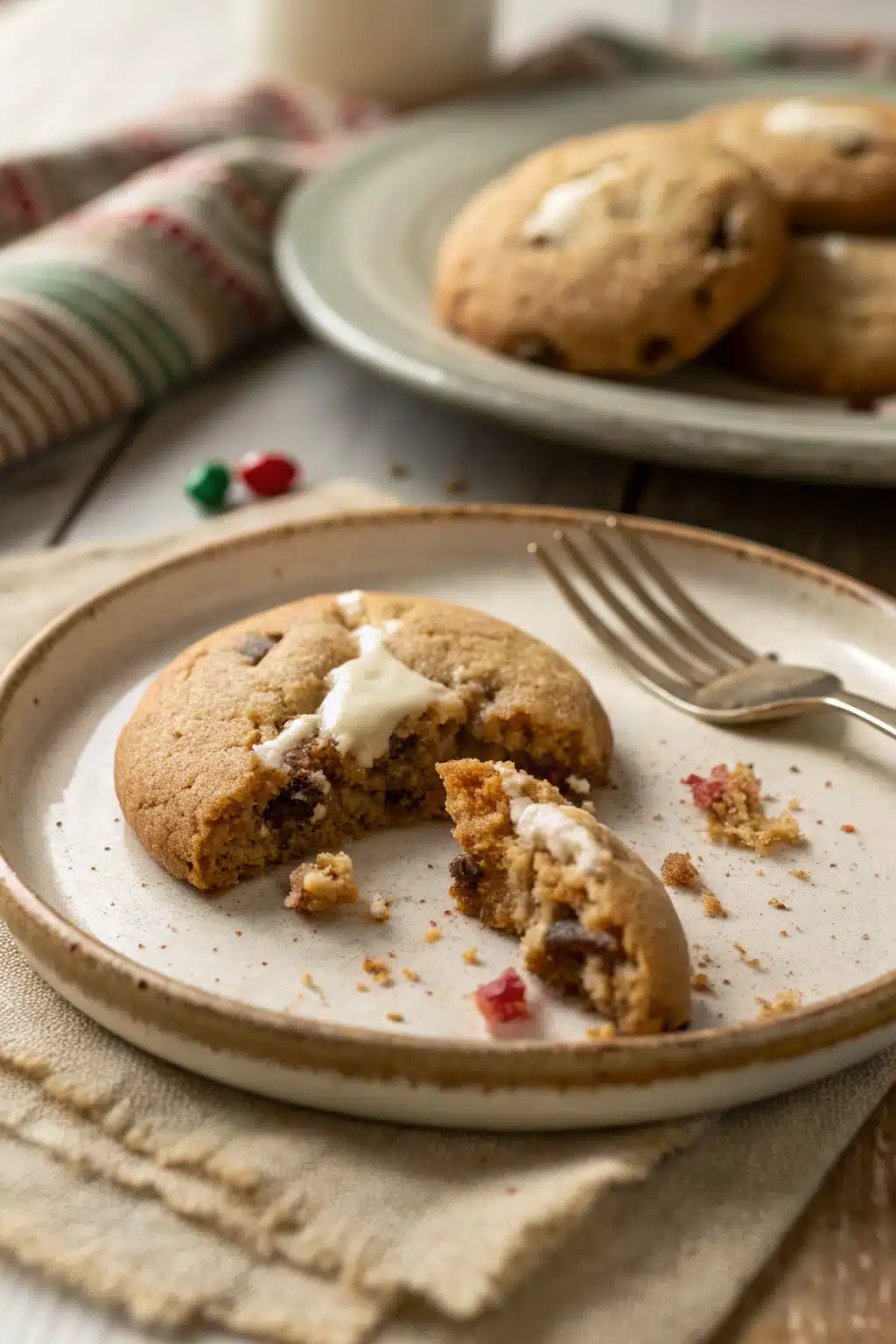 Christmas Cookies ingredients organized and measured on kitchen counter