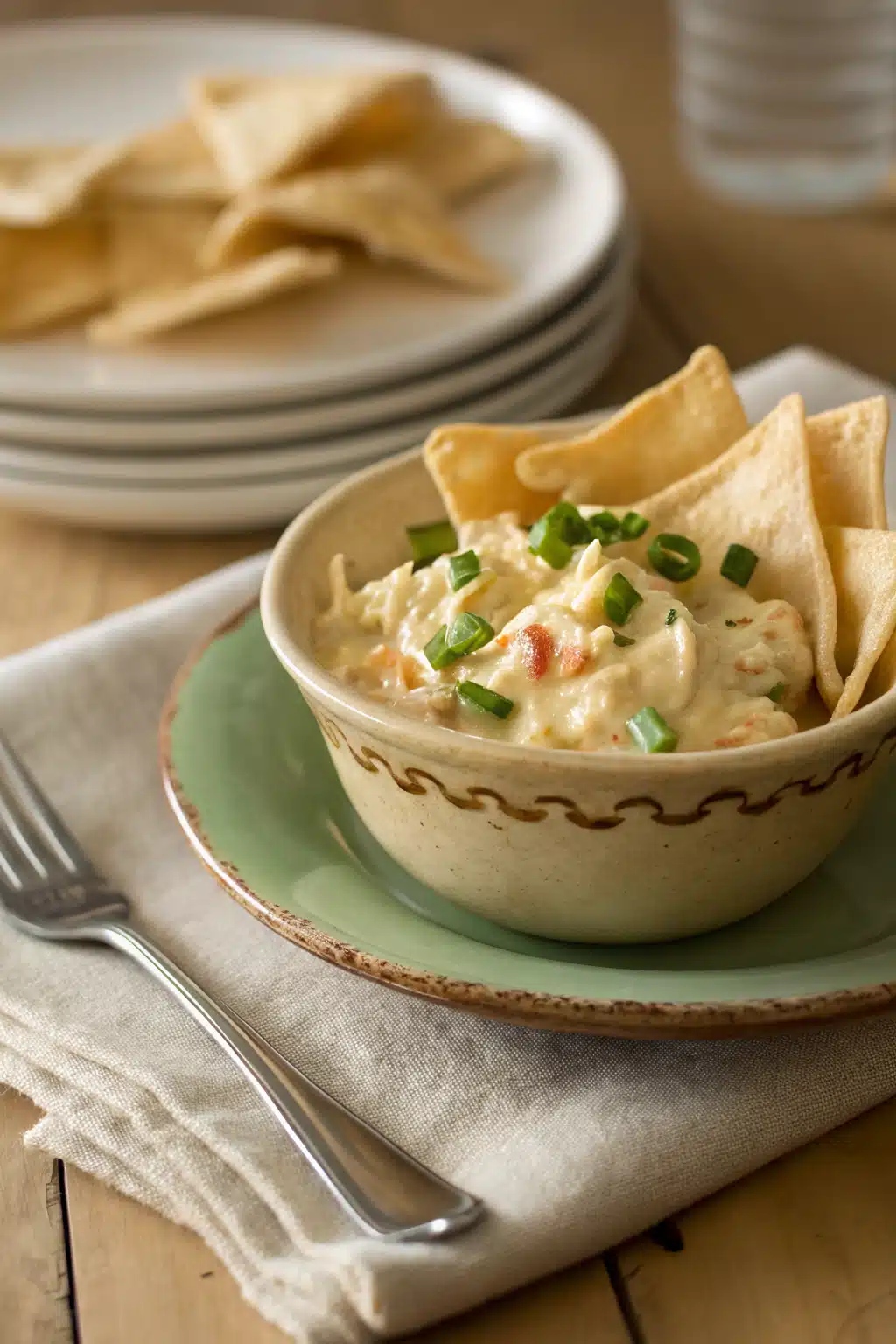 Crab Rangoon Dip ingredients organized and measured on kitchen counter