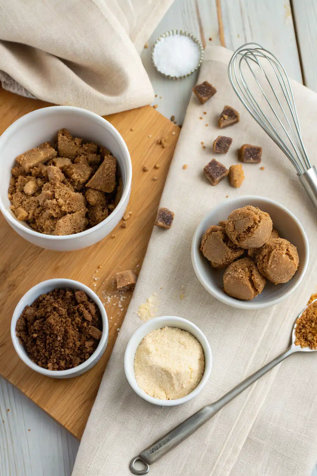 Gingersnap Cookies beautifully presented from an overhead angle