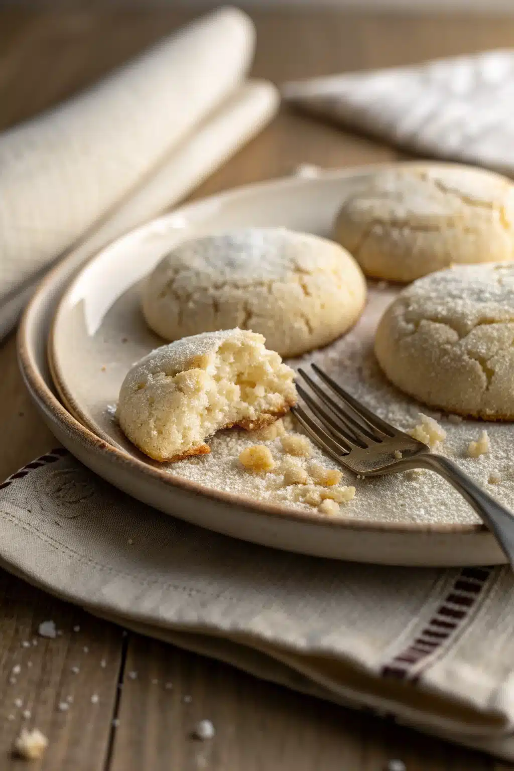 Gluten Free Sugar Cookies ingredients organized and measured on kitchen counter