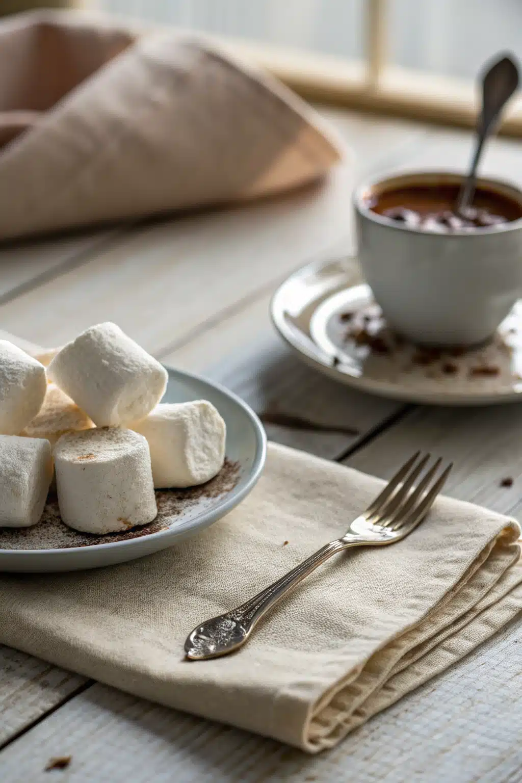 Hot Cocoa Bombs ingredients organized and measured on kitchen counter