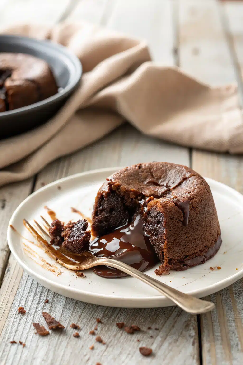 Hot Fudge Pudding Cake ingredients organized and measured on kitchen counter
