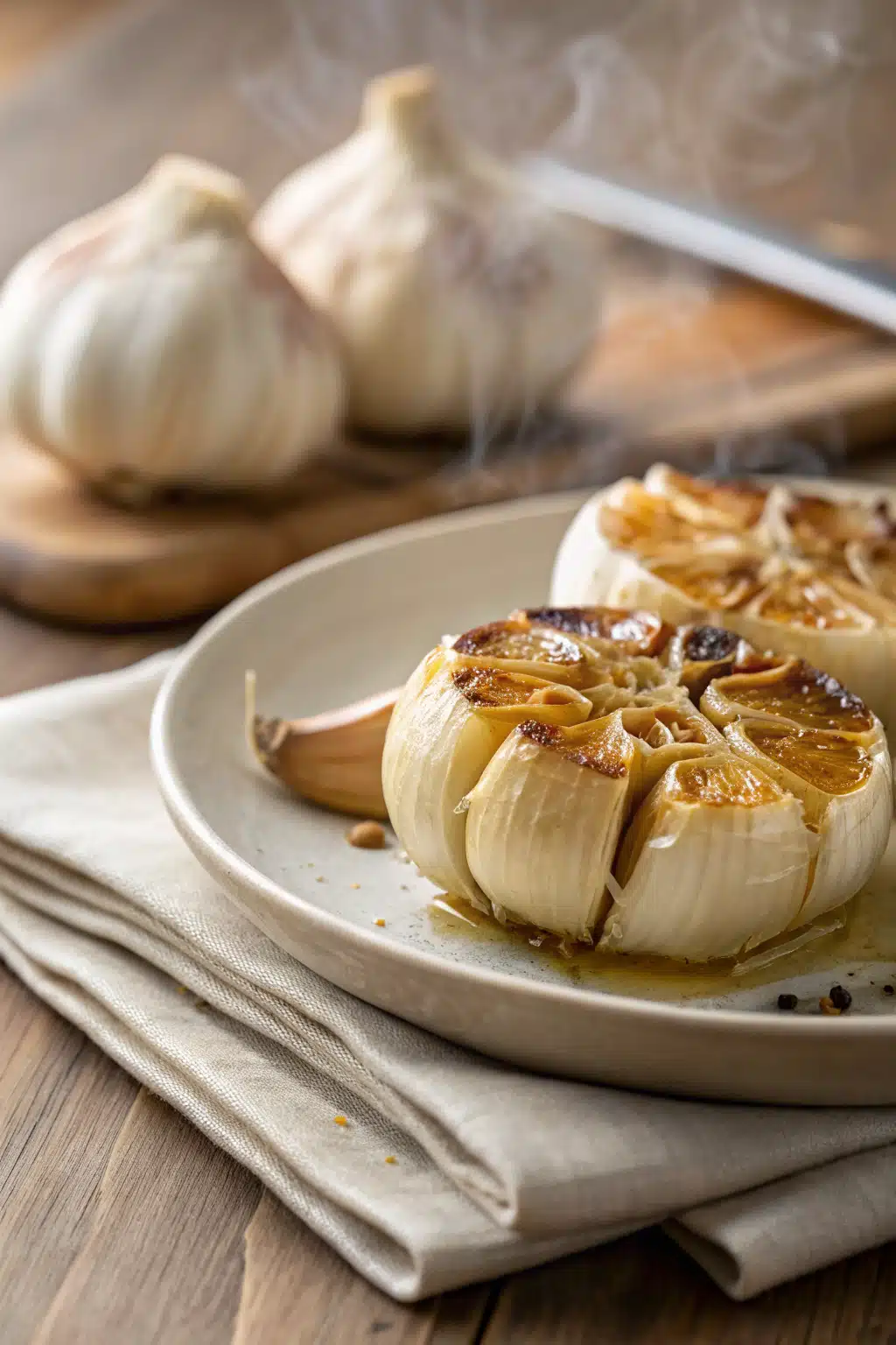 Mashed Sweet Potatoes slice on plate showing perfect texture and swirl pattern