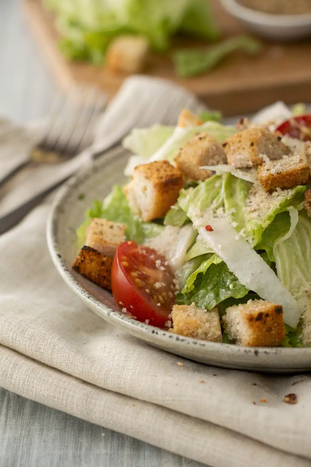 Olive Garden Salad Recipe slice on plate showing perfect texture and swirl pattern
