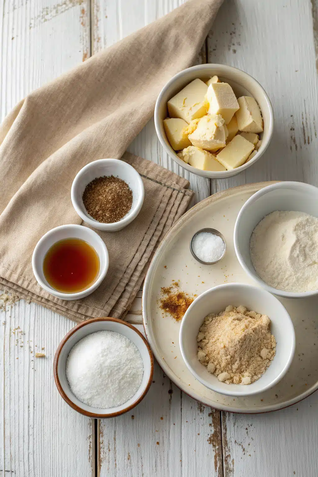Icing Recipe beautifully presented from an overhead angle