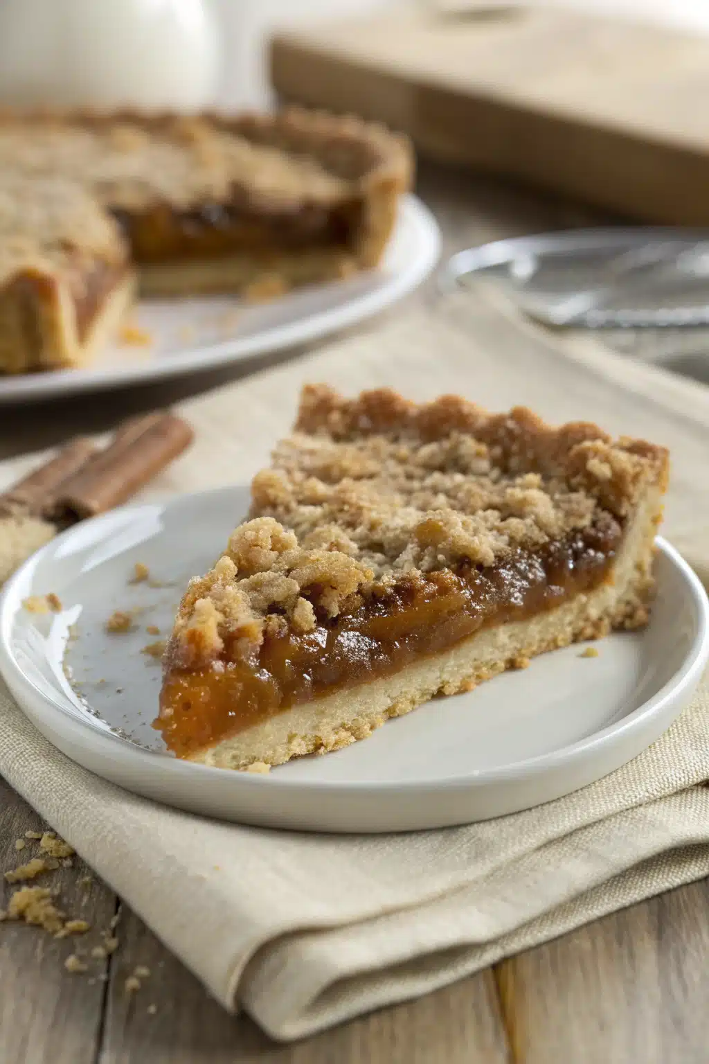 Toffee Bars slice on plate showing perfect texture and swirl pattern