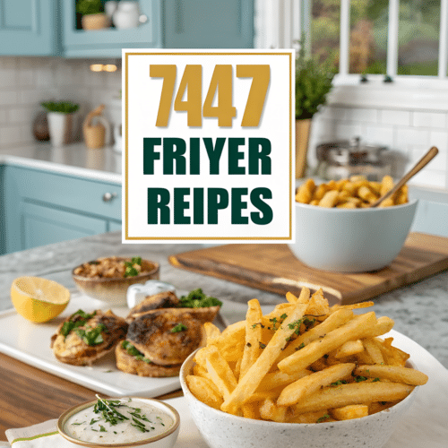 Crispy air fryer frozen french fries in a serving bowl
