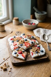 frozen yogurt bark featured image