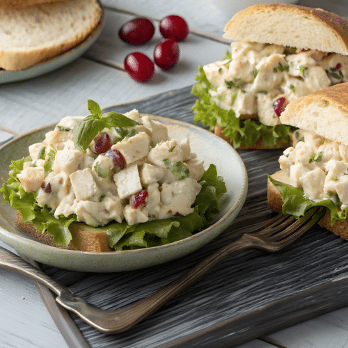 Ultimate Chicken Salad Sandwiches in 15 Minutes finished dish