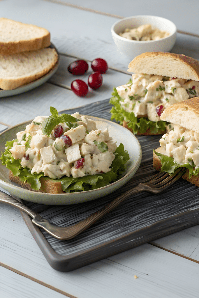 Ultimate Chicken Salad Sandwiches in 15 Minutes finished dish