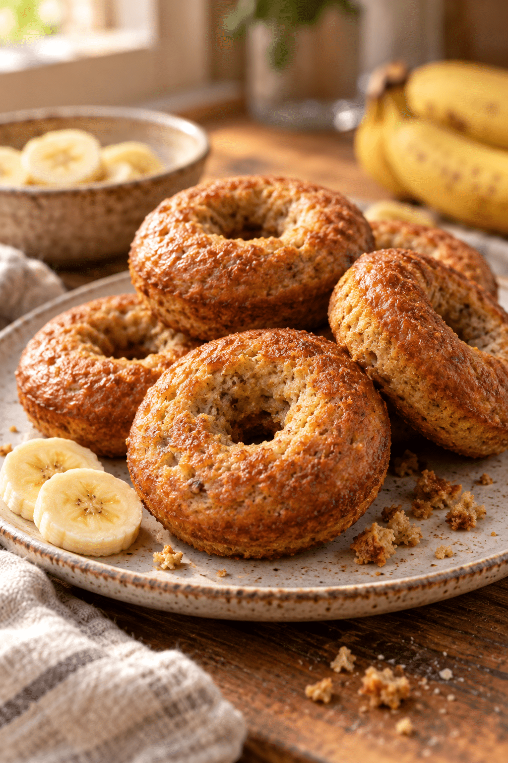 result for banana bread donuts