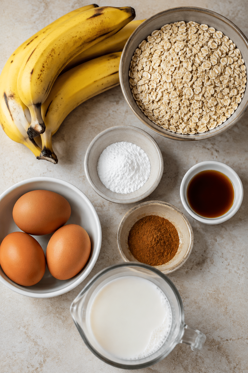banana oatmeal pancake ingredients