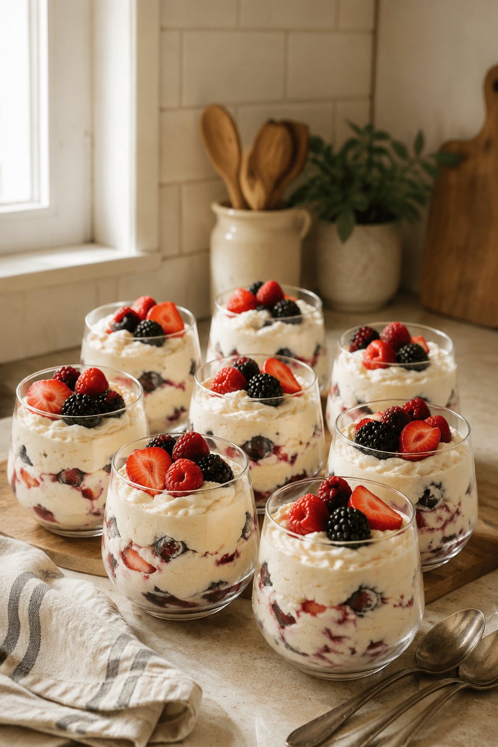 keto cheesecake fluff finished and ready to serve