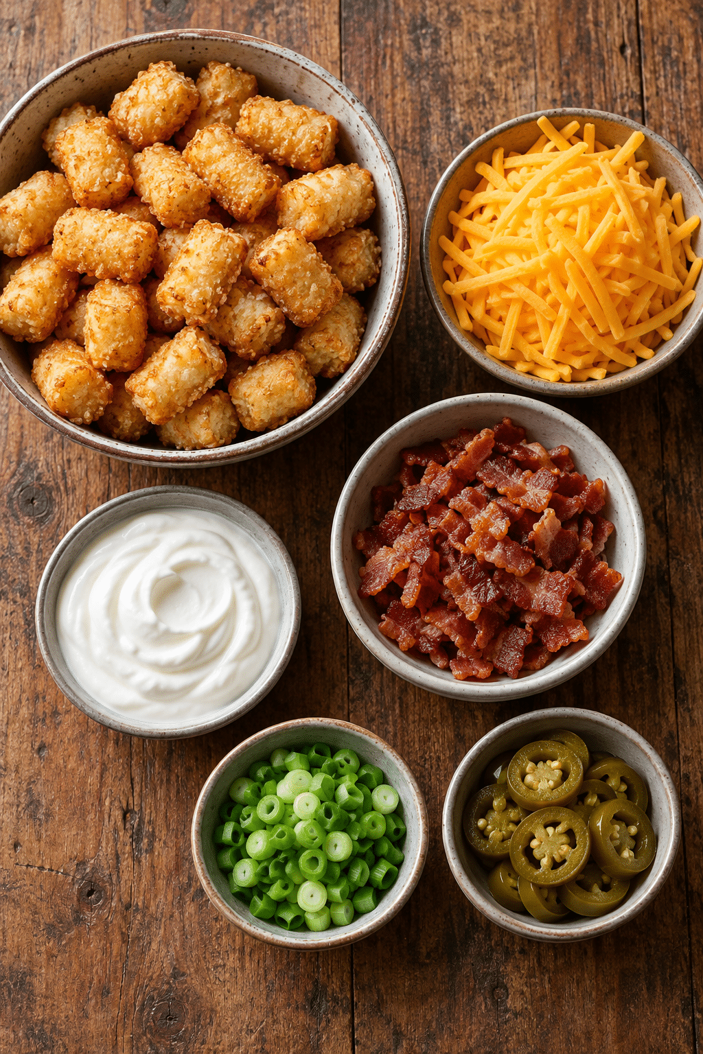 loaded tater tots ingredients