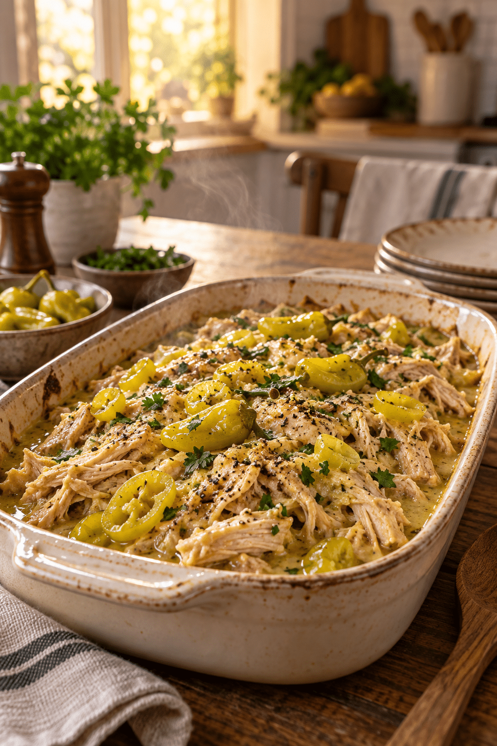 mississippi chicken finished dish