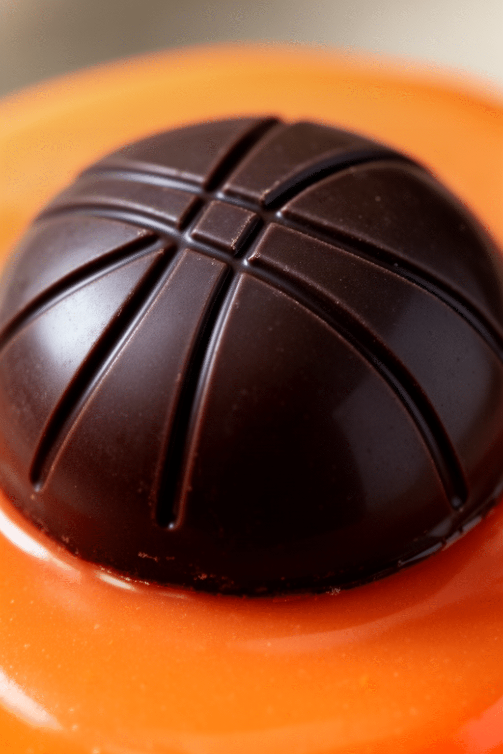Finished peanut butter cup basketball treats shown close up