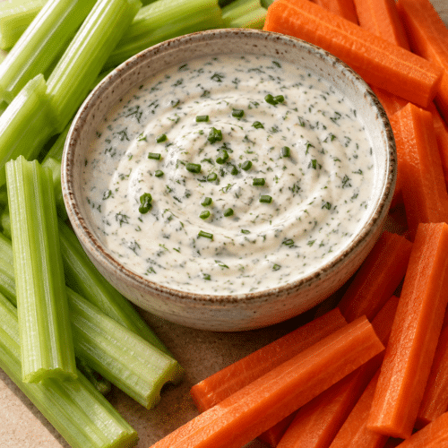 ranch dressing recipe in a bowl
