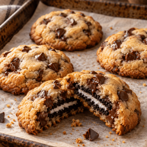 three-ingredient chocolate chip cookies