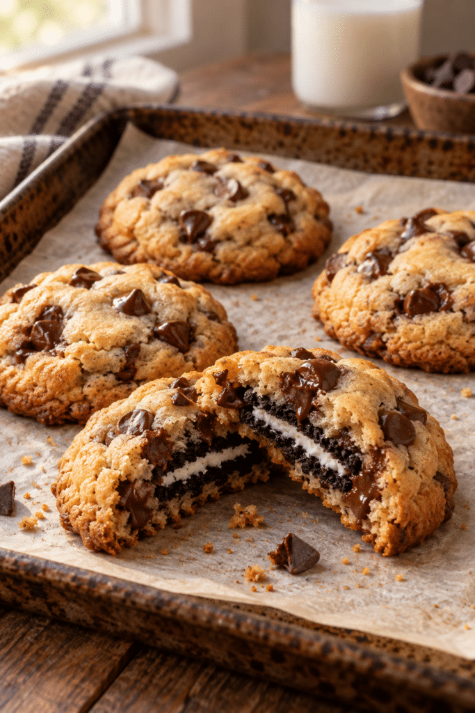 three-ingredient chocolate chip cookies