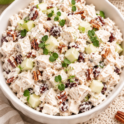 chicken salad finished dish