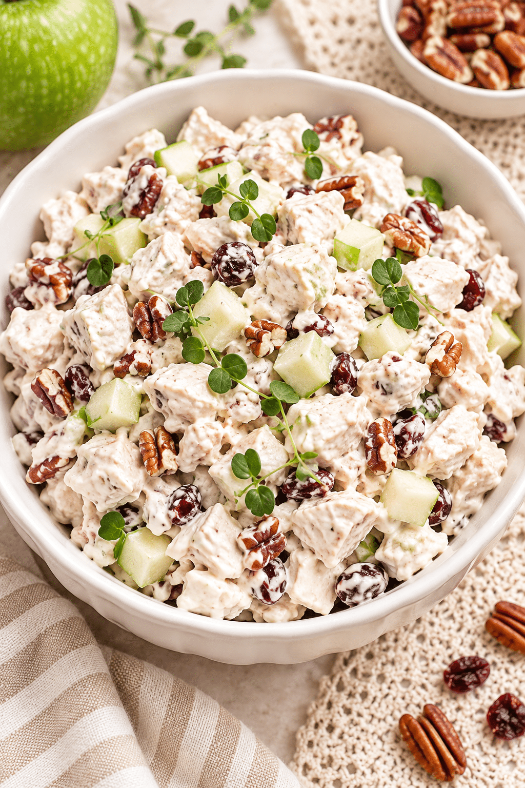 chicken salad finished dish