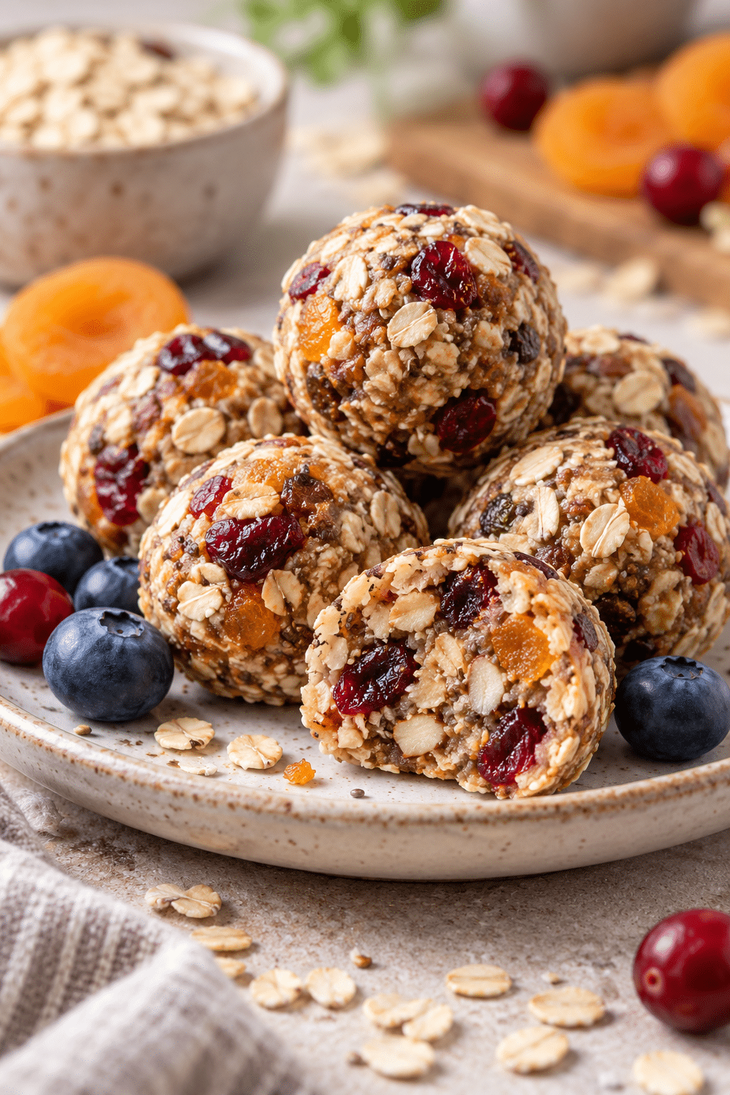 finished healthy snacks for kids served on a plate