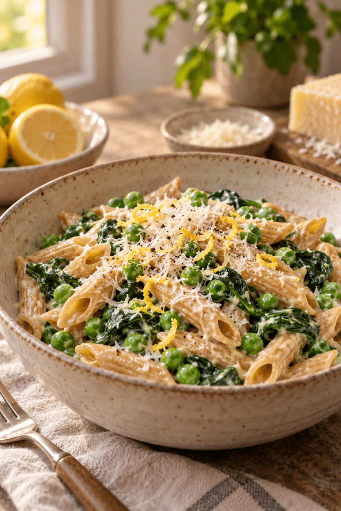 healthy vegetarian dinner finished dish