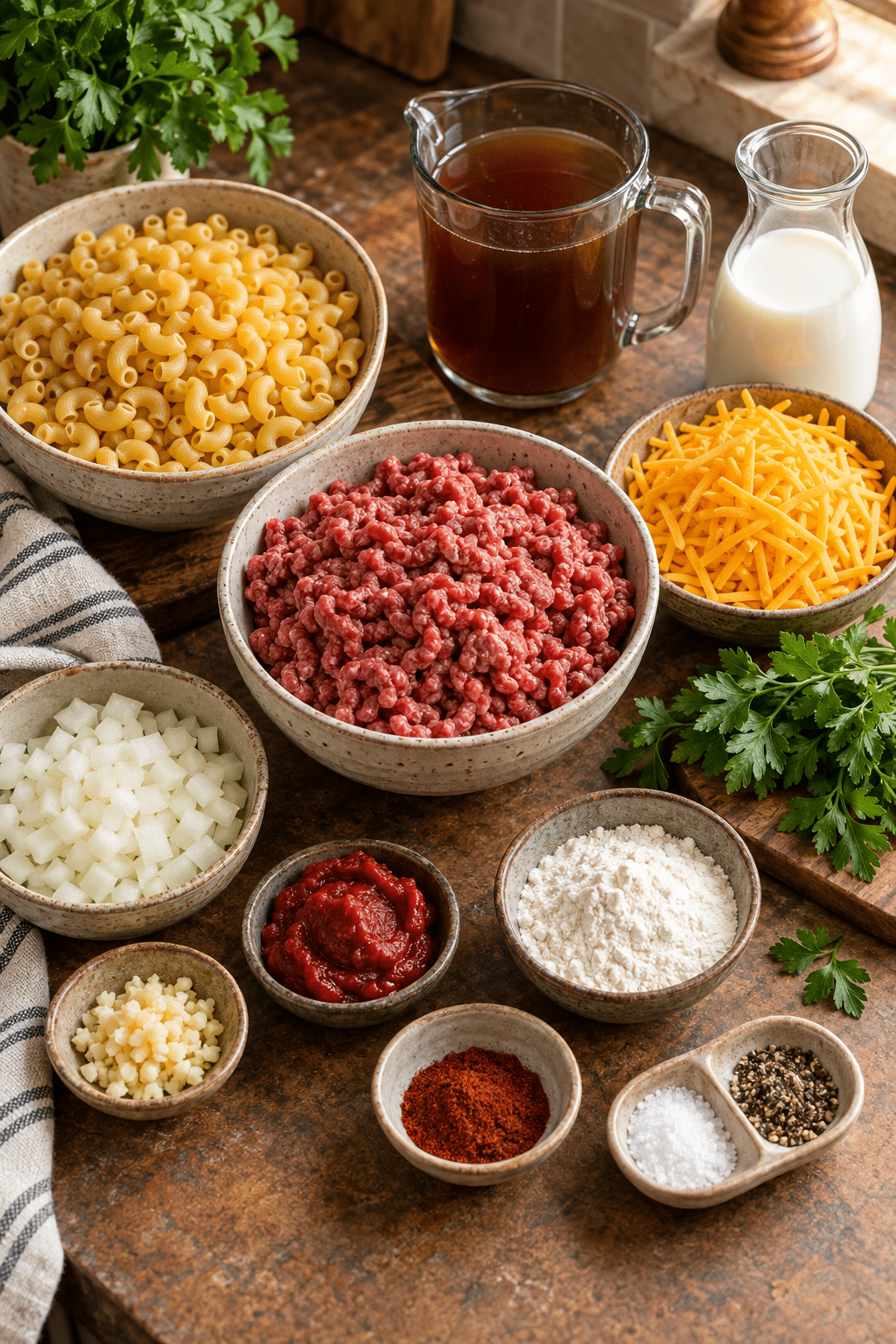 homemade hamburger helper ingredients