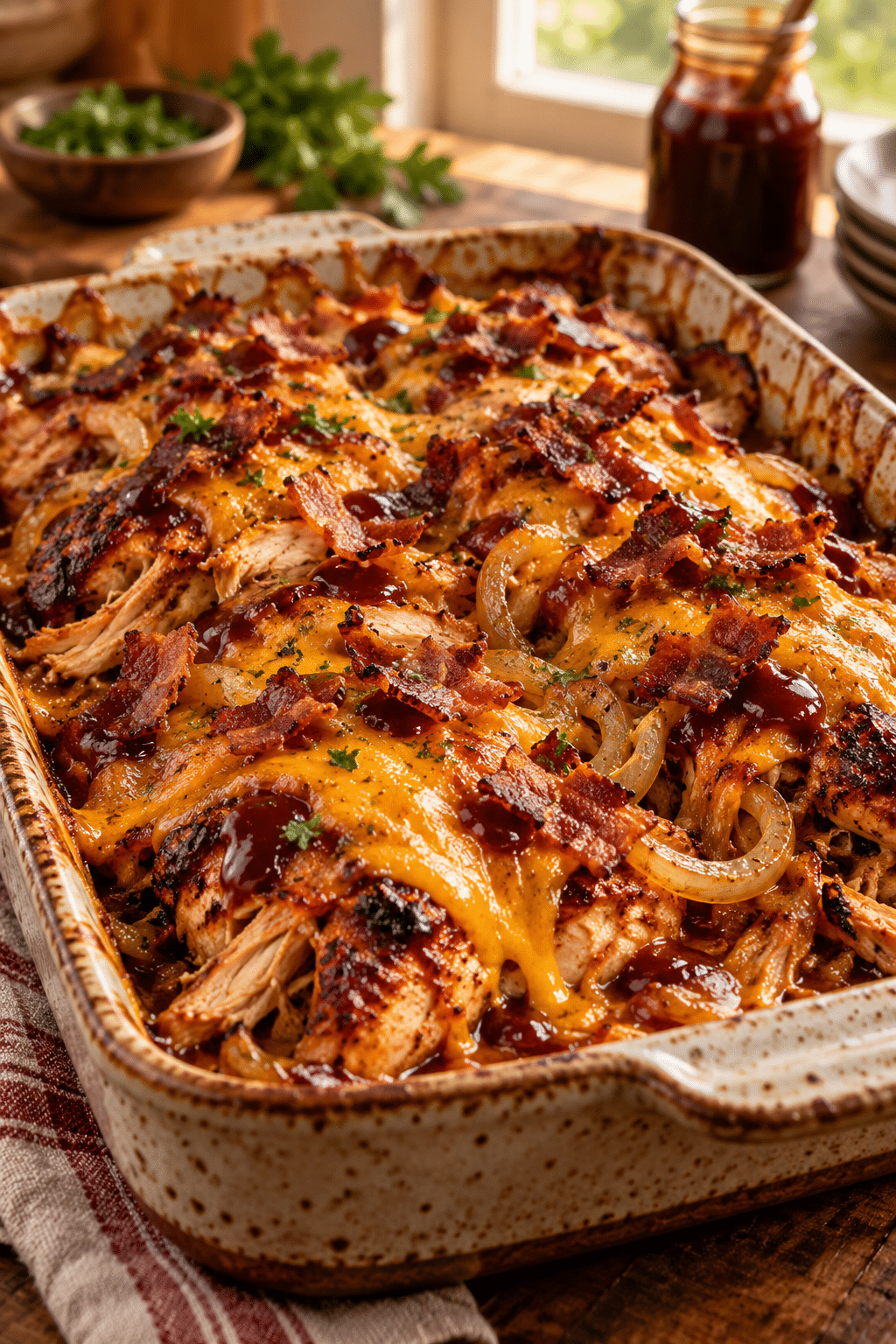 Ingredients for mesquite chicken bake arranged on a counter