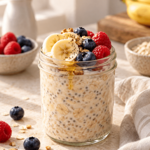 overnight oats finished dish